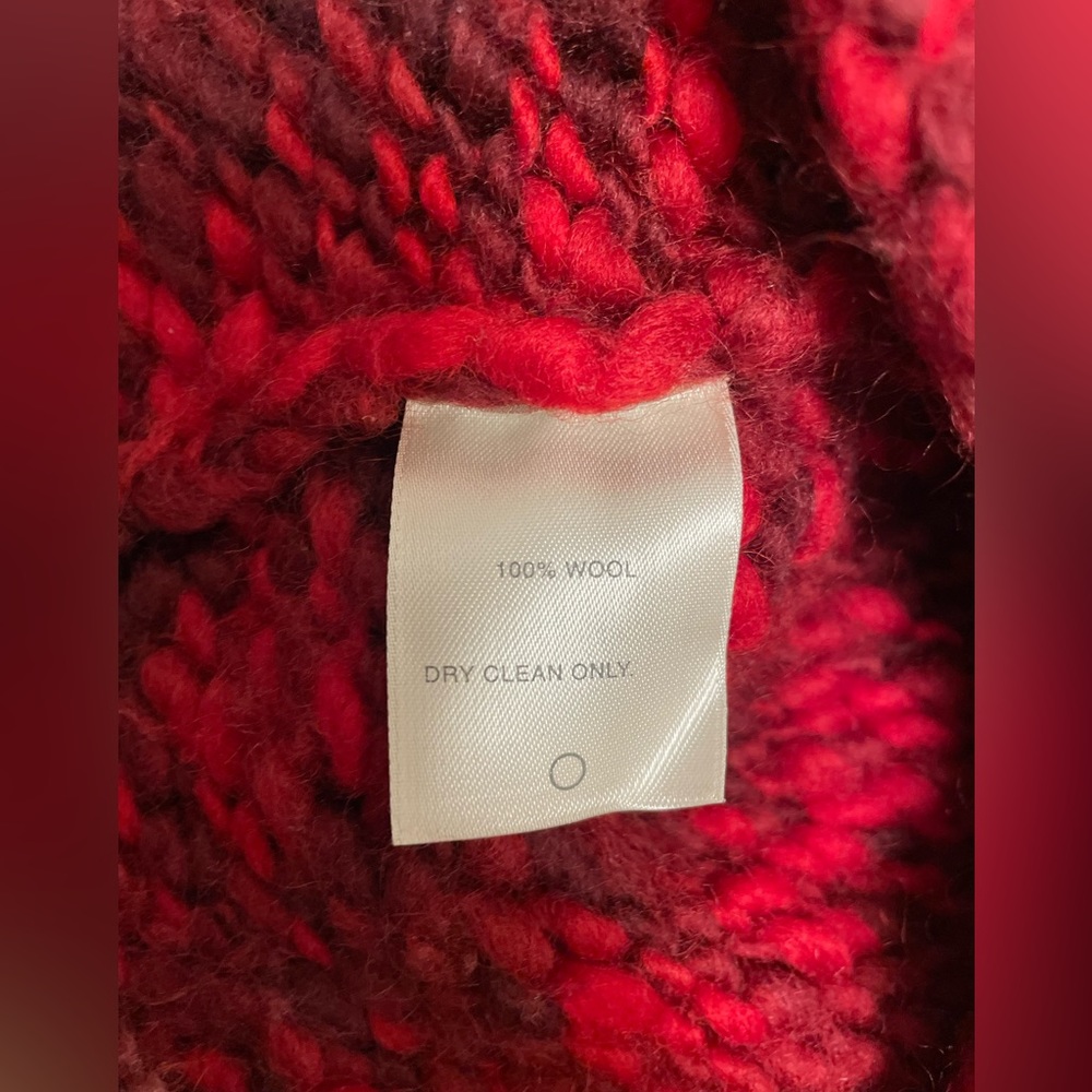 Classiques Entier 100% Wool Knitted Vest Size Small Thick Beautiful ❤️🖤NWOT - Picture 4 of 5